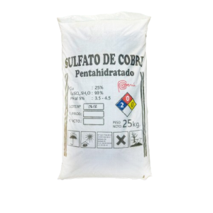 SULFATO DE COBRE x 25KG