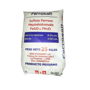 SULFATO FERROSO HEPTAHIDRATADO x 25KG